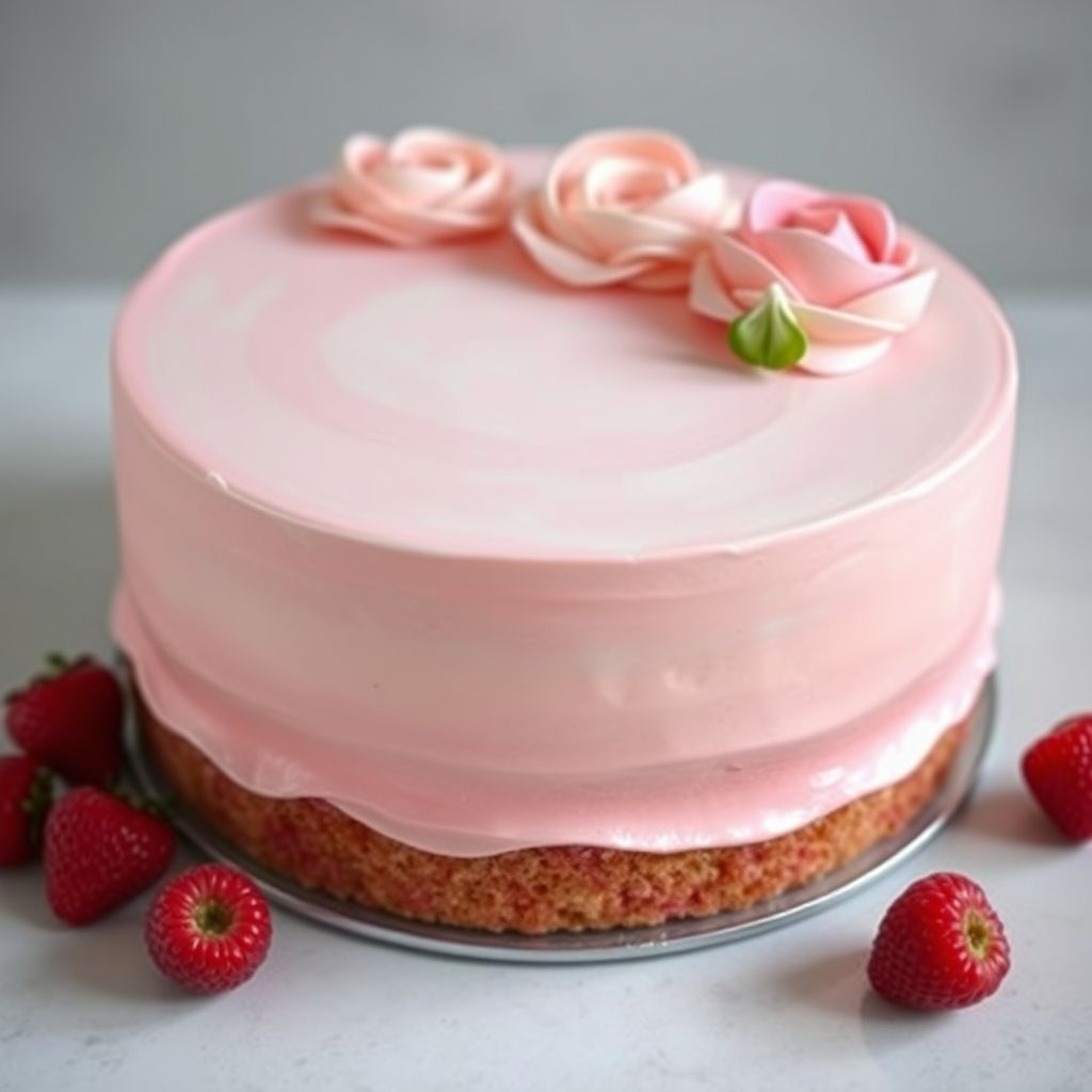 Les couches riches d'un gâteau dégradé rose séduisent par leur texture douce et veloutée, dévoilant trois teintes harmonieuses de rose, rehaussées par des volutes de glaçage clair et foncé. Une tranche parfaite a été soigneusement découpée, révélant les couches de gâteau à la fraise, entrelacées d'un glaçage blanc crémeux qui contraste élégamment avec les couleurs vives. Le décor sur le dessus présente des rosettes complexes et des accents perles, ajoutant une touche artistique à la présentation. Posé sur une assiette beige douce, le gâteau est accompagné d'un tissu rose pastel, créant une atmosphère chaleureuse et accueillante, idéale pour une occasion festive. L'image dégage une sensation sucrée et joyeuse, parfaite pour une réunion spéciale ou une gourmandise d'après-midi.
